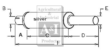 UT2063     Vertical Round Muffler---Replaces 384345R1, 384345R91, IH-14