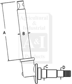 UW00040    Spindle---Replaces 106463A