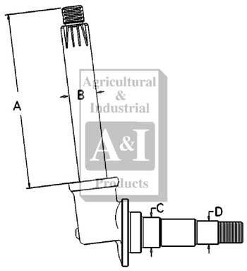 UW00050    Spindle---Replaces 161340A