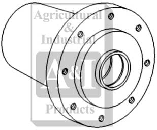 UW00105    Front Wheel Hub---Replaces 72160484