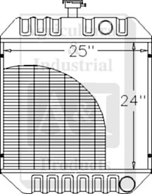 UW20046    Radiator---Replaces 72508105