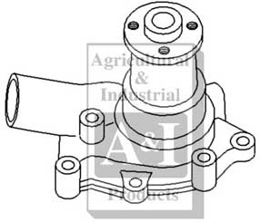 UW20123    Water Pump---Replaces 72165269