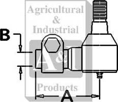 UF02365    Tie Rod End--Replaces ZP0501205072, 83956527