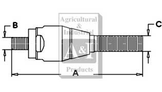 UF02316   Ball Joint-- Replaces ZP0750125010