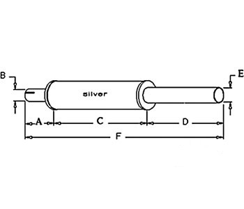 UT2070     Vertical Round Muffler---Replaces 3046362R91, IH-8