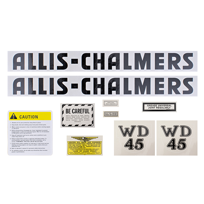 UA90850  Complete Decal Set, WD45