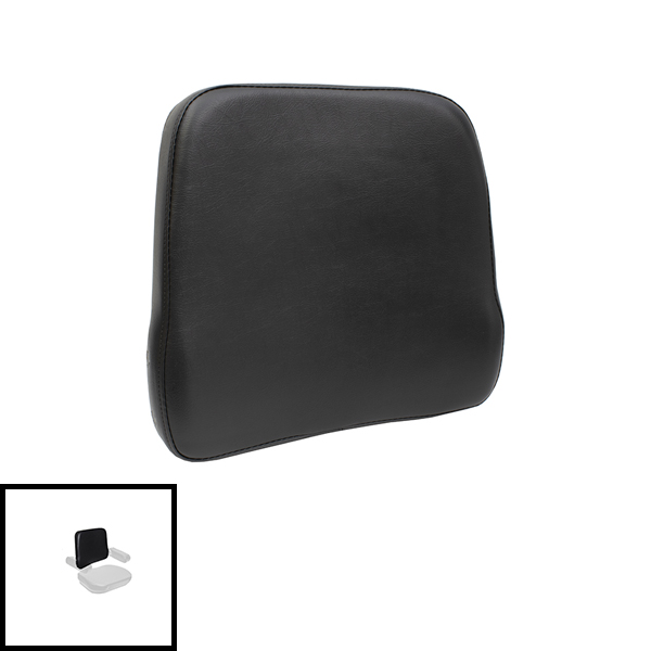 UCA82340  Seat Back, Black Vinyl on Steel