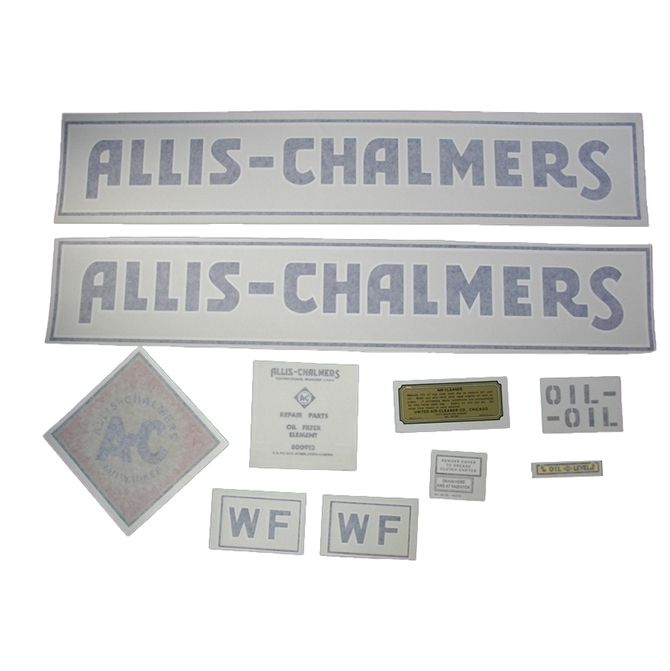 UA90870V  Complete Decal Set, WF - Vinyl