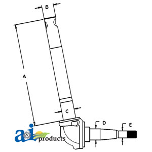 UF01351    Left Spindle--Replaces  NCA3106B